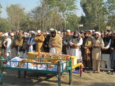 Funerali dell'operatore antipolio Hilal Khan, Peshawar