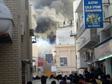 Fire in an expat workers house in Manama by @ManamaFebEN