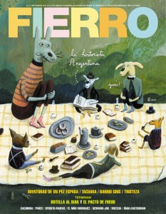Cover art of Fierro Magazine, published in Argentina and now, also, in Brazil.