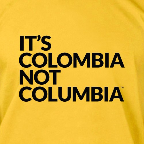 A social media campaign is trying to fix a common spelling error: "It's Colombia, not Columbia"