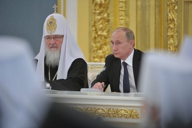 Vladimir Putin meets the participants of the Bishop's Council. 1 February 2103, Russian Presidential Service 3.0.