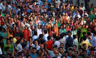 تظاهرات شاه باج في دكا، بنجلاديش