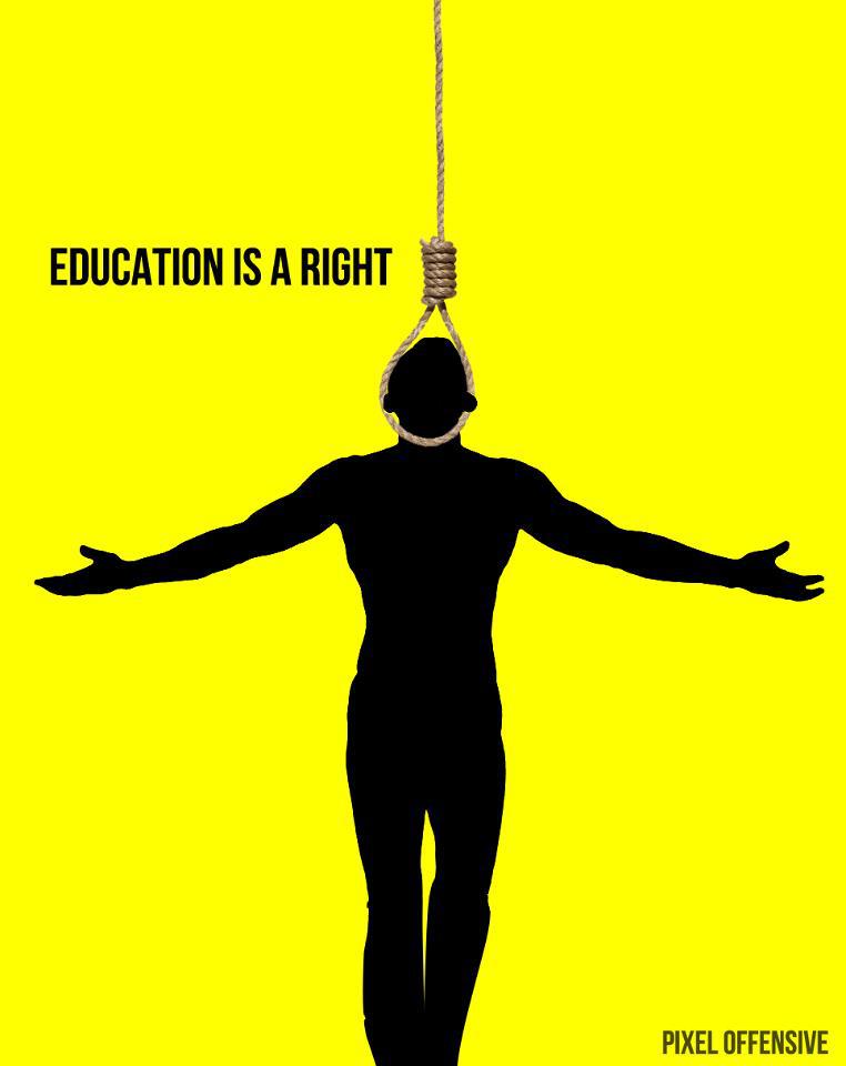 Utbildning är en rättighet | Foto från Pixel Offensive