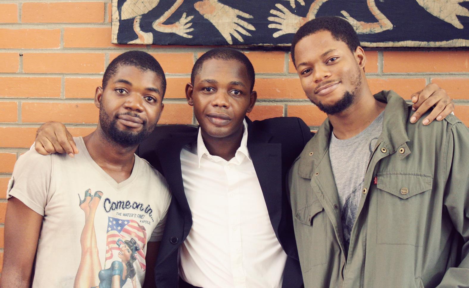 (Prowork team) L-R: Ope, Francis and Namzo