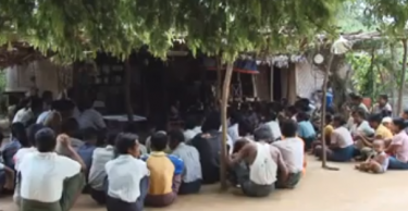 Screenshot of a video about rural development which went viral in Myanmar