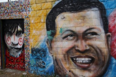 Venezuelan President Hugo Chávez ans his Bolivarian revolution are kept alive through street art in Mérida, Venezuela. Photo via Venezuelan Analysis, under Creative Commons license (CC BY-NC-ND 3.0 US)