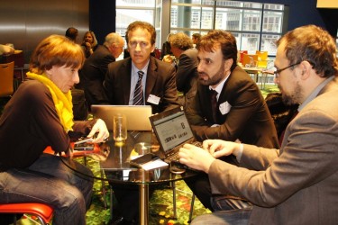 Umarali Quvvatov meeting with members of the European Parliament. (Image from Group 24's website, 2012).