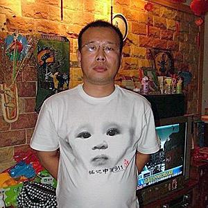 Zhao Lianhai was sentenced to 2.5 years in prison for "disturbing social order." Photo from Boxun.