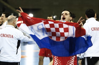 Croatia wins bronze medal at Handball World Championships. Photo by Pau Barrena, copyright © Demotix (26/01/13).