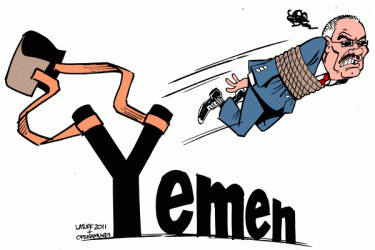 Carlos Latuff Cartoon of Saleh's published in 2011 