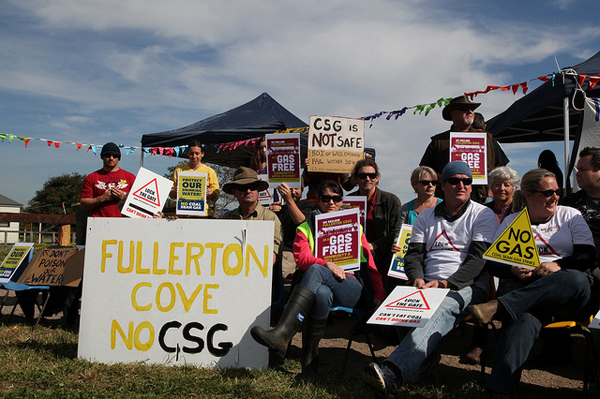 Fullerton Cove Blockade Against CSG 