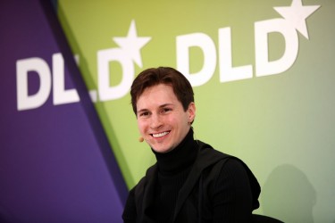 Pavel Durov of Vkontakte speaks during the Digital Life Design conference, 24 January 2012, photo by Hubert Burda Media, CC 2.0.