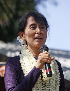 Aung San Suu Kyi, photo by Htoo Tay Zar, taken from Wikipedia