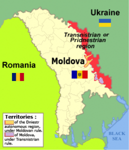 Breakaway Transnistria, Wikimedia Commons 