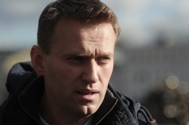 Navalny, in the company of his chin. CC 2.0 by Mitya Aleshkovsky. 26 May 2012. Wikimedia Commons.