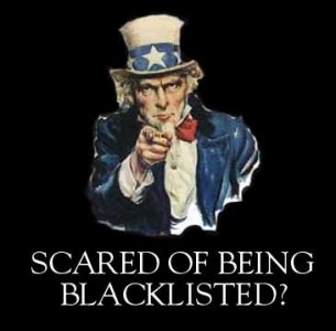 CK Hung believes that  the "black list" for blocking is dictators' favorite tool for censorship. Image from Roger Pielke Jr's blog.