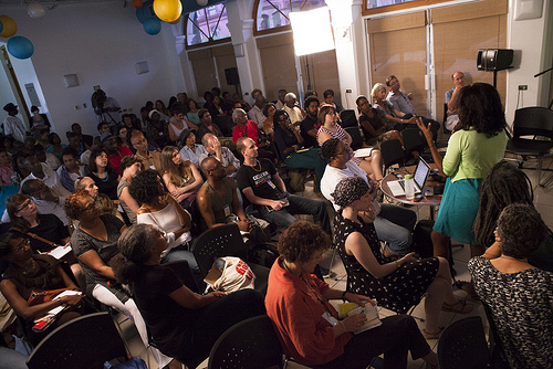 A cross section of the crowd at the NGC Bocas Lit Fest 2013, photo by Maria Nunes, used with permission.
