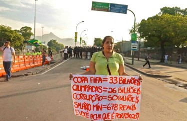 Cartaz no Rio - Revolta do Vinagre