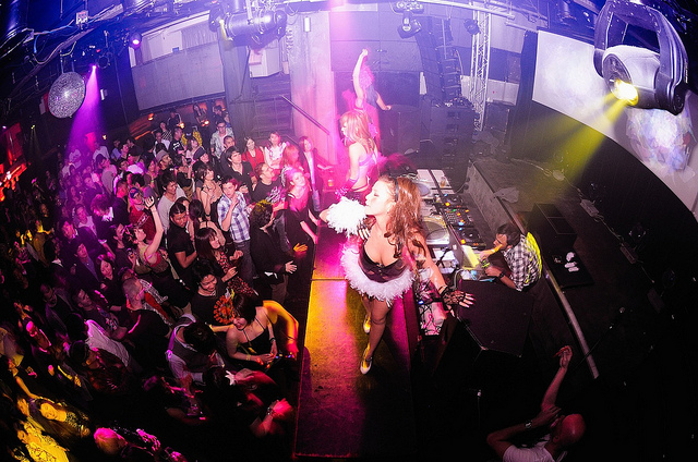 Tokyo Party Time by flickr user dat' (CC BY-ND 2.0) Photo taken on March 2011, Tokyo