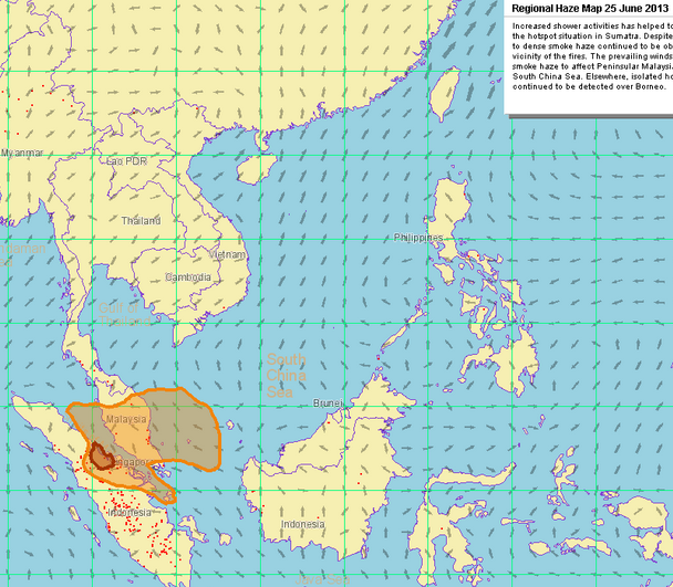 Southeast Asia's Regional Haze Map