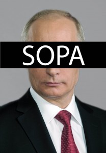 Cette image a été créée par Kevin Rothrock utilisant le portrait officiel de Vladimir Poutine du service présidentiel de presse et d'information, 2006 CC 3.0.