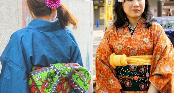 Un groupe de mères confectionnent des ceintures de Kimono japonais à partir de tissus africains. Image utilisée avec la permission de Yumi Nakano.