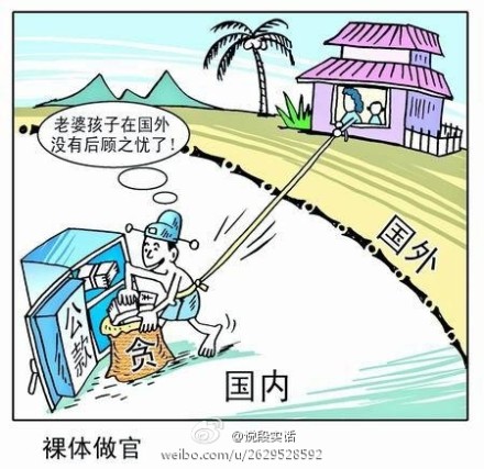 Political cartoon unloaded by micro-blogger "Speaking genuinely" to Sina Weibo.