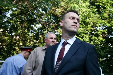 Alexey Navalny, Rally held in support of political prisoners in Moscow, 26 July 2012, photo by Maria Pleshkova, (c) Demotix.