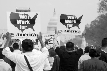 Immigration Reform Rally 2010, Washington DC. Photo by Anuska Sampedro on Flickr (CC BY-NC-ND 2.0)