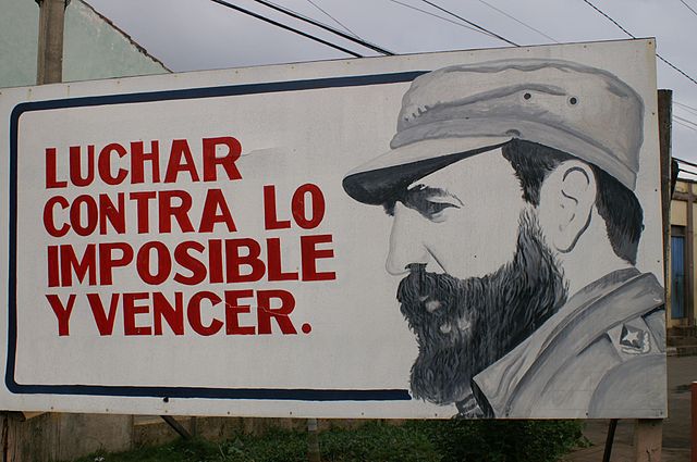 Billboard in Cuba. Photo by Jim Snapper. (CC BY 2.0)