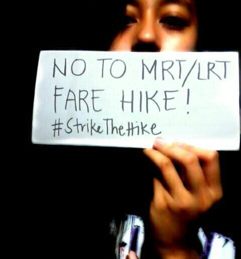 No to MRT Fare Hike