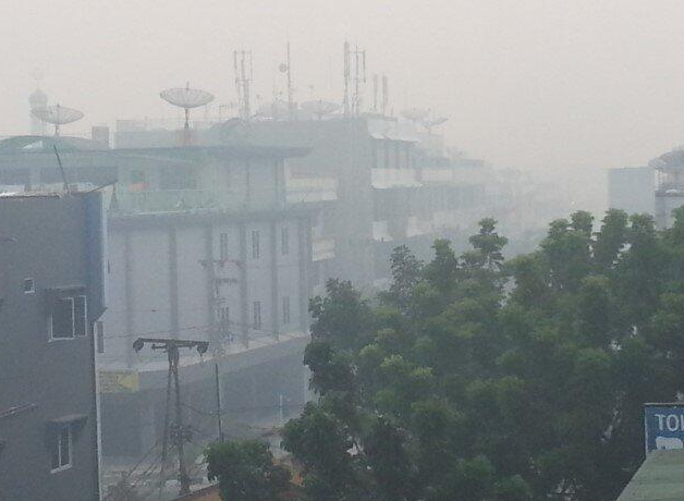 Haze in Sumatra. Photo by @jgblogs