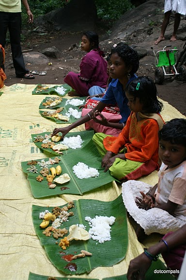 Ashrayam Rural Development Society distributed Food and Clothes to much needy tribes of Nelliampathy Palakkad, India. Image by Prashanth Randadath. Copyright Demotix. (24/8/2010)