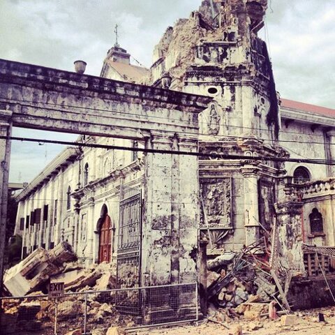 كنيسة القديس نينو في سيبو، تصوير kaiizenM على تويتر