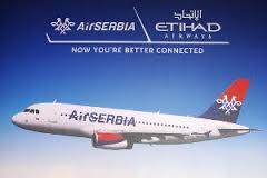 Official promotional photo of Etihad-JAT (Air Serbia) partnership; public domain image.