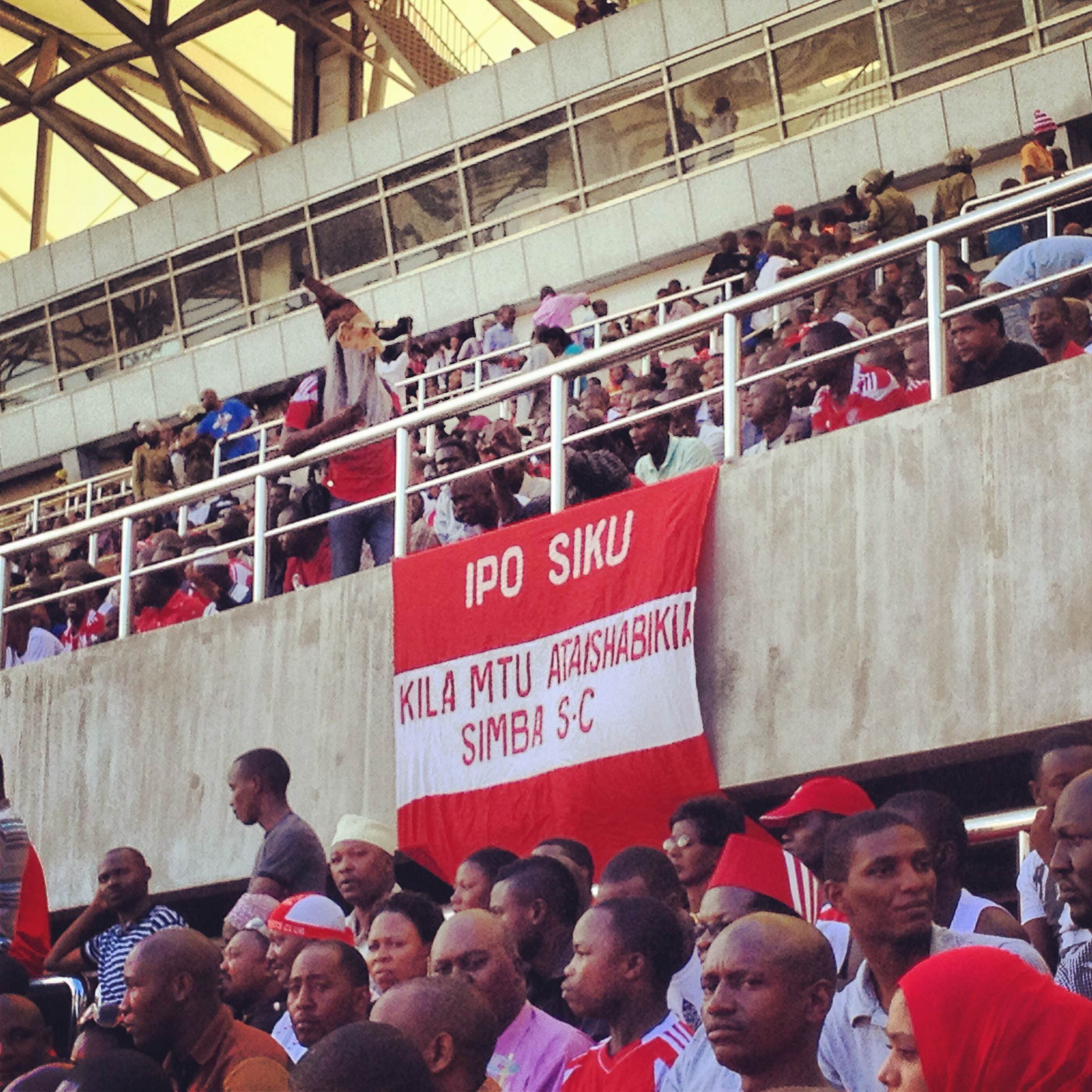 "One day, everyone will be Simba SC's supporter." Photo by Omar Mohammed