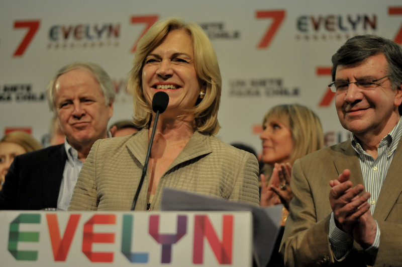 Conservative candidate Evelyn Matthei will face Michelle Bachelet in a runoff vote on December 15, 2013. Photo by Fernando Lavoz, copyright Demotix