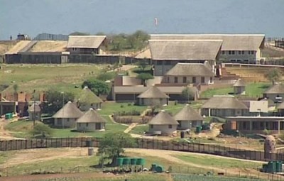 Zuma's house displayed as a cover photo on ...Facebook page.
