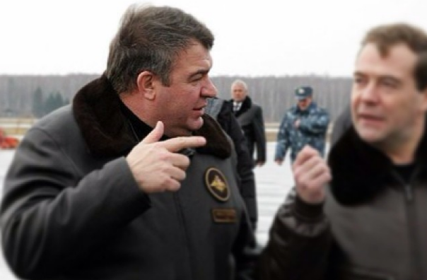 (Now Former) Defense Minister Anatoly Serdyukov, Nizhniy Novgorod, Russia, 25 November 2010, photo by Kremlin press service, public domain.