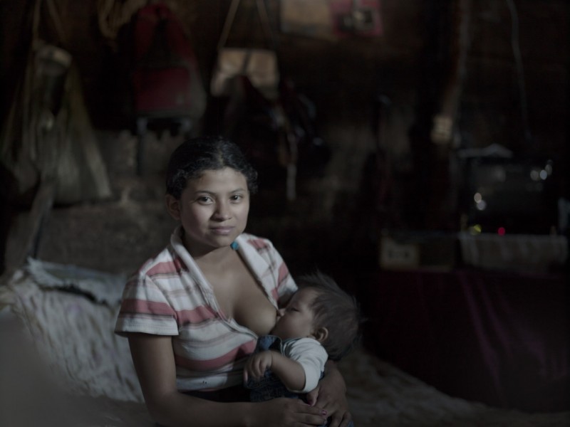 Heidy, from Guatemala, was 12 when she became a mother. Photograph by Linda Forsell, used with permission.