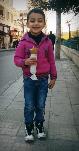 "how much I love eating Falafel whenever my mum brings me back from school" Taken from the Humans of Syria page