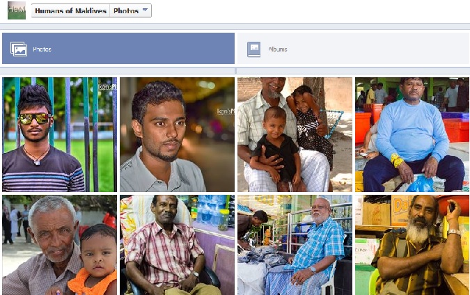 Captura de imagem da página de Facebook Humans of Maldives