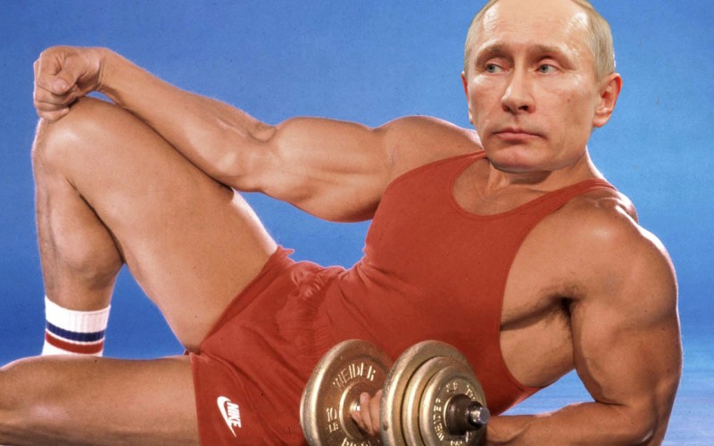 Vladimir Putin upgrades his media support with a reshuffling that favors Kremlin loyalists. Image mixed by Kevin Rothrock.
