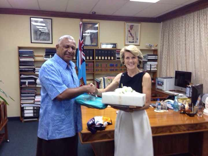PM Bainimarama meets Australian Foreign Minister, Julie Bishop