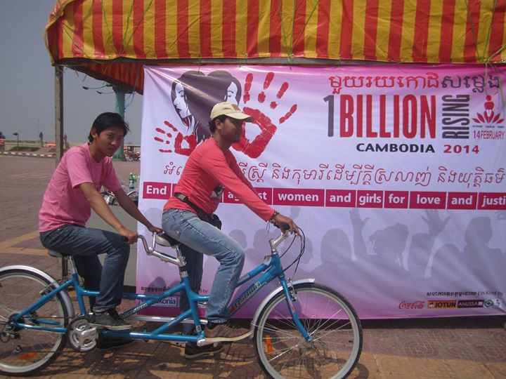 Cambodia's bike event was blocked by the police