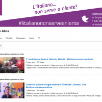 "L'Italiano...non serve a niente?", from Alma Edizioni's contest page.