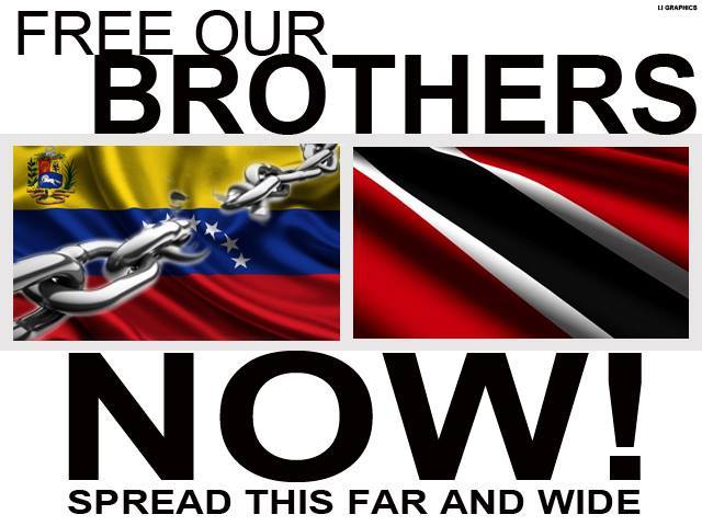 Digital poster for "Free Our Brothers Now" campaign