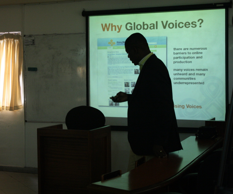 Lagos #GVMeetUp at School of Media and Communication (Image by Kosi Ibekwe and used with his permission)