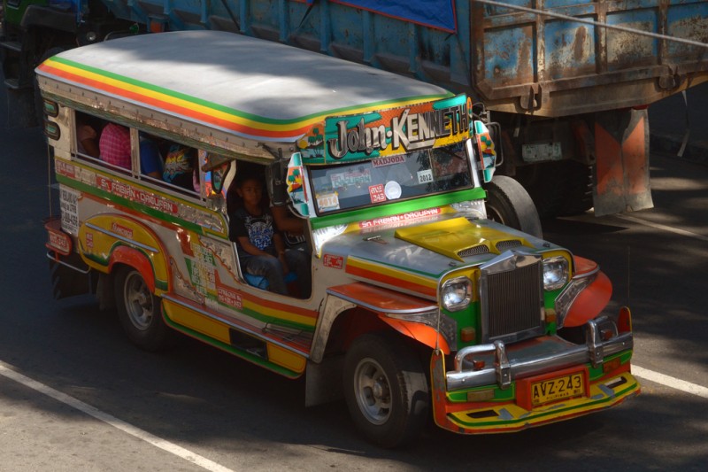 A jeepney in Pangasinan province. Flickr photo by Brandon Keim (CC License)