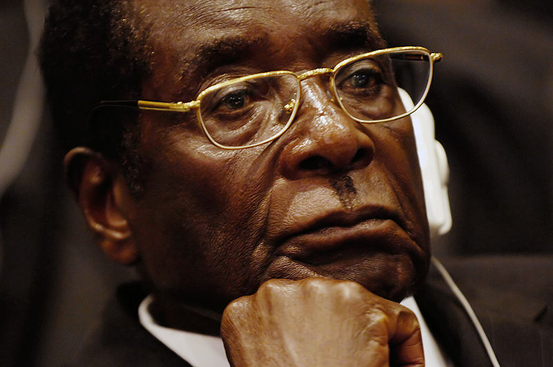 President Robert Mugabe. Public Domain photo belonging to U.S. Air Force. 